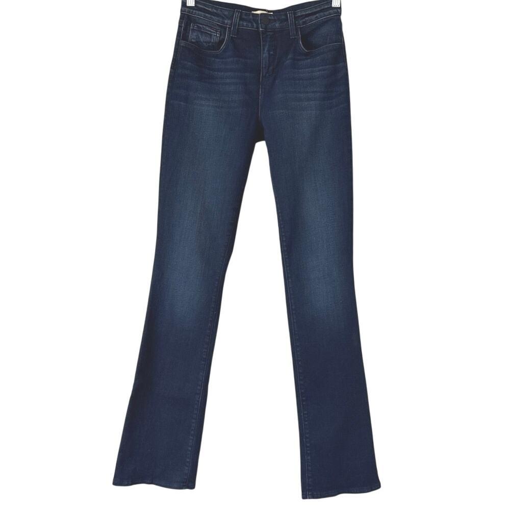 L’AGENCE Oriana High Rise Straight Leg Jeans Womens Size 26 in Bleu Jay *EUC - Picture 4 of 12